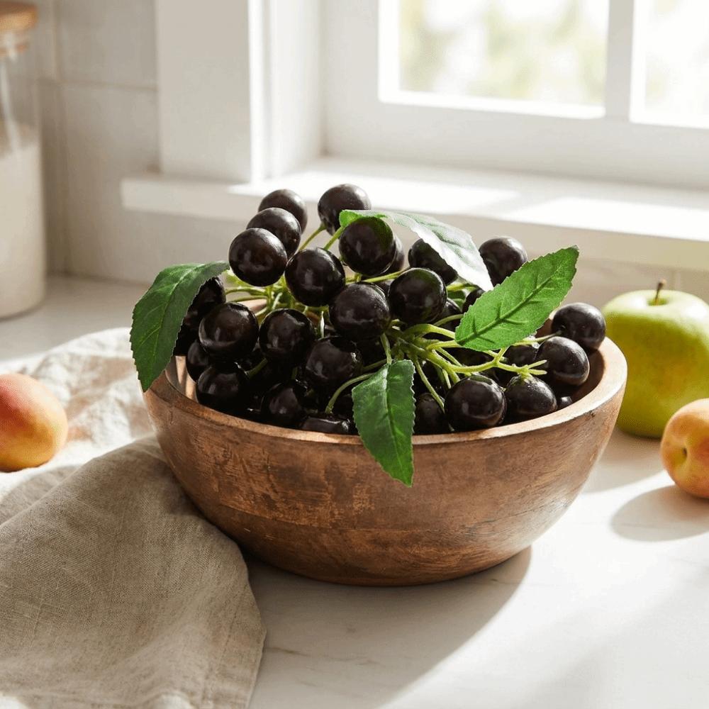 Lifelike Simulation Blueberry Realistic Artificial Cherry Lightweight Fake Fruit Photo Props