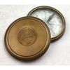Антикварный латунный компас коричневого цвета 3 дюйма, морской компас Stanley London 1885 года, подарочный предмет. (Коричневый антикварный компас в деревянной коробке)