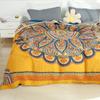 European Mandala Leisure Blanket Throw 100%cotton Towel Quilt Summer Bed Sheet Double Nap Blanket Soft Bedspread Boho Sofa Towel