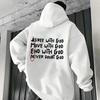 2025 Hot Sale Christian God Printed Hoodie for Men High Quality Hooded Long Sleeved Top All Season Daily Casual Fashion Pullover