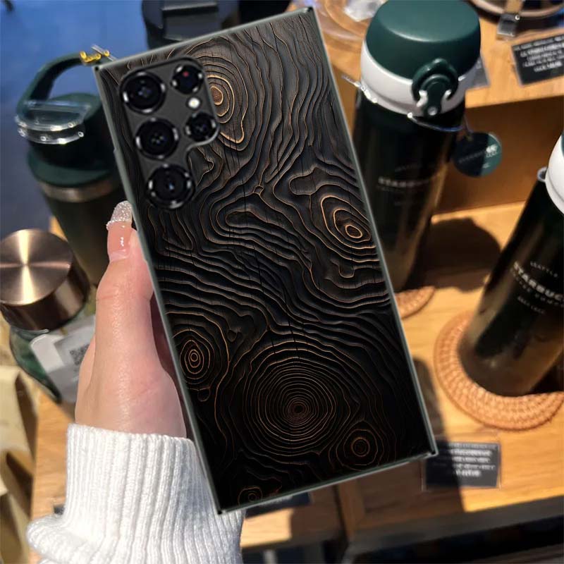 Чехлы с текстурой дерева Чехол для телефона для Samsung Galaxy S26 Ultra S25 Edge S24 S23 FE S21 Plus S20 S22 S10 Чехол TPU Capa Shell Shockp
