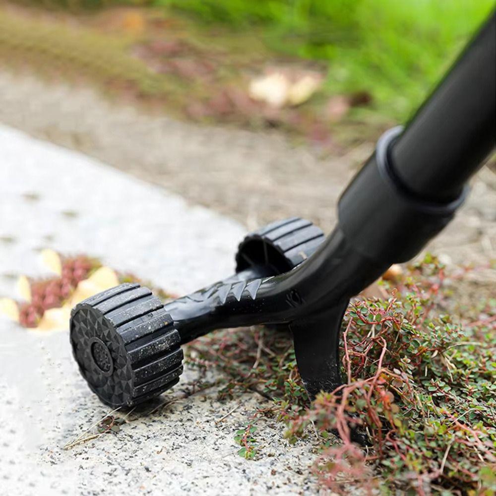 Прочный зажим Экстрактор сорняков Легкое управление Вертикальный удалитель сорняков Инструмент для прополки с колесом