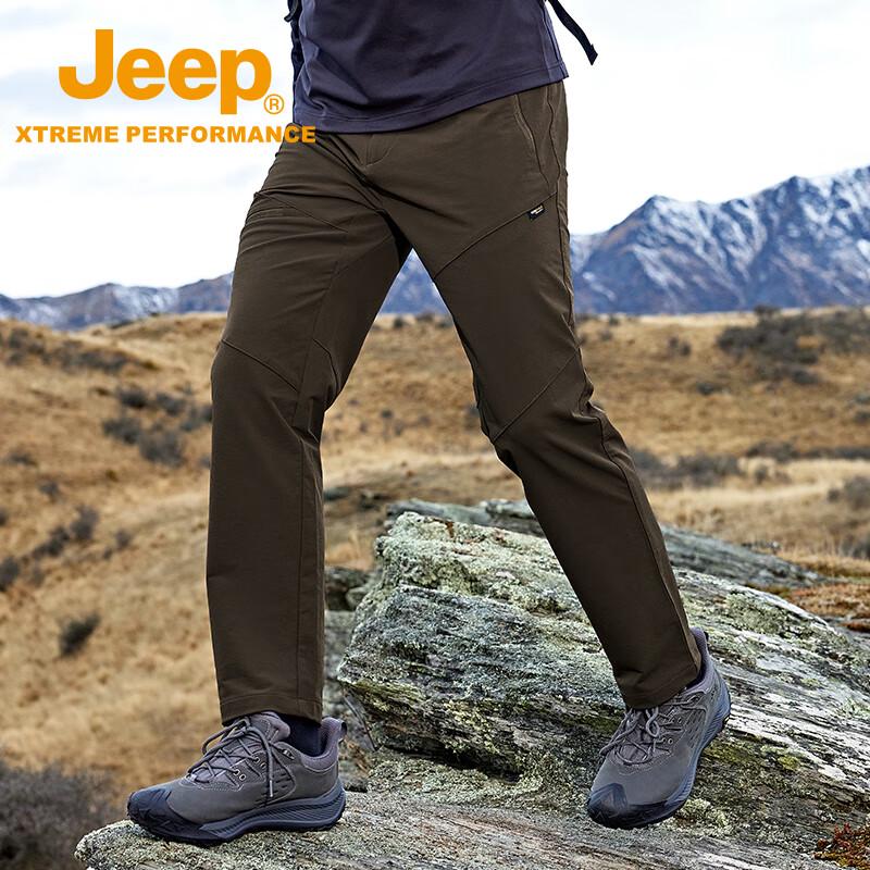 Jeep Men's Breathable Windproof Waterproof Outdoor Cargo Pants