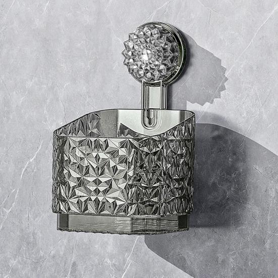 Душевая кабина, корзина для хранения в ванной комнате с присоской, большая вместимость, прочная несущая способность, сильная всасывающая полка для душа, органайзер