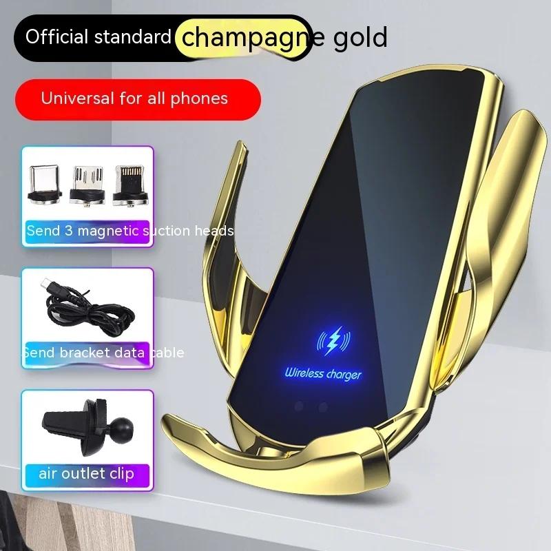 15 Вт Q3 автомобильный держатель для телефона на вентиляционную решетку держатель для телефона с интеллектуальным датчиком автомобильный держатель для сотового телефона быстрая зарядка автоматический зажим для iPhone Android