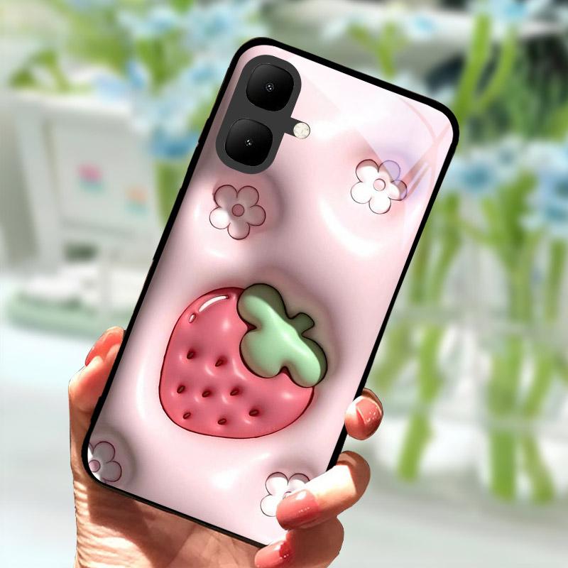 Для Infinix Smart 10 Smart10 Чехол X6725 Закаленное Стекло Чехол для Телефона Для Tecno Pop 10 Pop10 Чехлы Защитный Чехол от Падения Funda