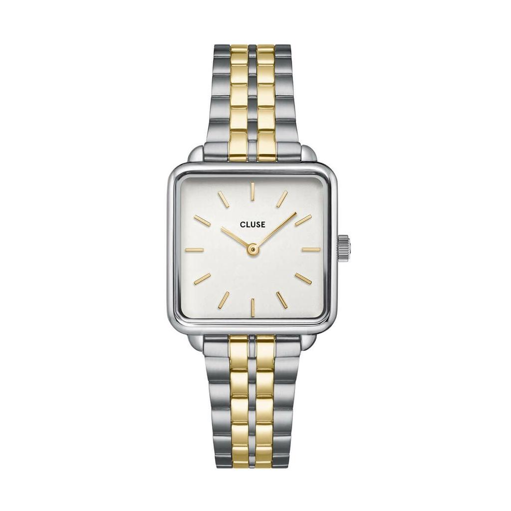 Cruz La CW10313 Silver Gold Watch Tétragone Women's