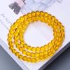 20/30 шт 6/10 мм Горячая распродажа Желтые хрустальные бусины Аксессуары Модные цитрины Круглые бусины Натуральный камень Ожерелье Браслет Ручная работа