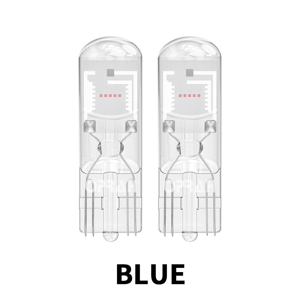 2X T10 W5W 194 T15 W16W LED Bulbs Reading Lights COB Auto Brake Lamp Glass Sapphire Drive-free Dome Light Amber 12V White 6000K