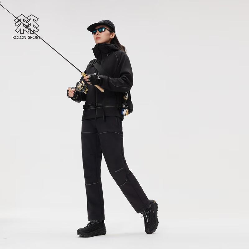 KOLON SPORT WM Унисекс Мягкие брюки Softshell для активного отдыха с множеством карманов