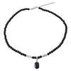 Men's Beaded Square Pendant Necklace Premium New Chinese Personality Design Versatile Accessories ins Accessories