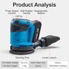 7000/9500/11000rpm 3-Speed Electric Sander Random Orbital Motor Wood Grinder Polishing Grinding Polisher Sanding Machine