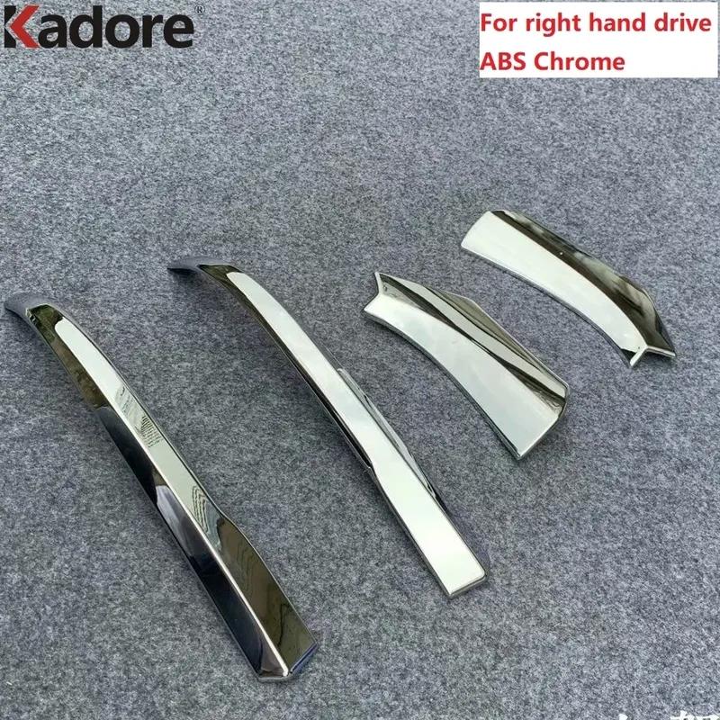 For Toyota RAV4 RAV 4 - 2024 2025 Carbon Fiber Car Side Door Rearview Mirror Cover Trim Molding Strips Accessories