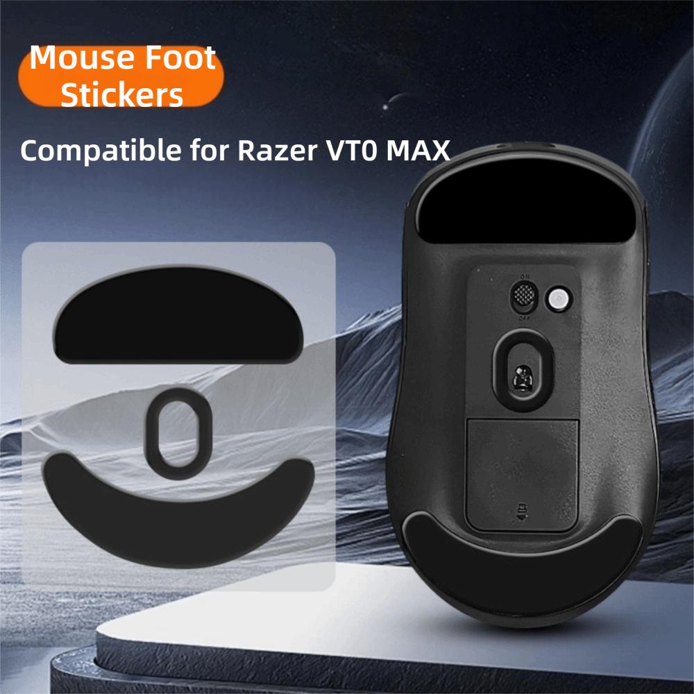 Wear-Resistant Mouse Foot Pads Teflon Ice Edition Mouse Skate Glides for Rapoo VT0 MAX Gaming Mice