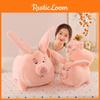 Розовая свинка мультяшная плюшевая игрушка имитация животного кукла подарок на день рождения украшение для дома