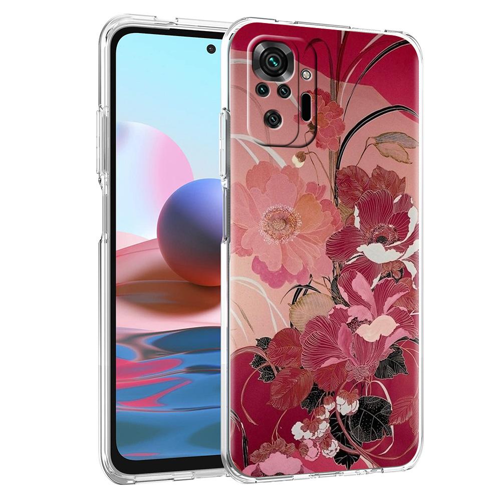 Чехол для телефона для Xiaomi Redmi Note 15 14 5G 13 12 10 11 Pro Plus 4G 14C 13C 12C Мягкий ТПУ чехол Цветок Милый Фея Рыба Картина