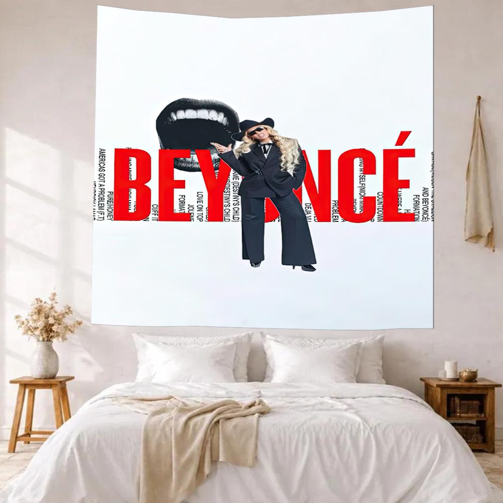 Beyonc Wall Decor Tapestry Art For Pet Memorial Birthdaywedding Party Backdrop Family Gift