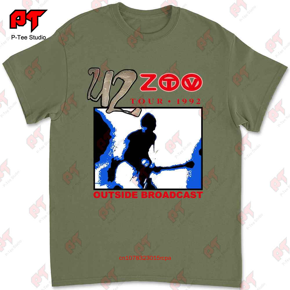 U2 Zoo Tv Tour 1992 T Shirt Outside Broadcast Rock Band Concert AWVK