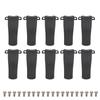 10pcs Radio Belt Clip Replacement Plastic 2 Way Walkie Talkie Belt Clip for Baofeng BF 666S BF 777S