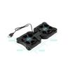 USB Dual Laptop Cooling Adjustable Fan Pad Foldable Slim Fans Cooler Stand