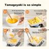 COOKER KING Non-Stick Pan with Titanium, Tamagoyaki Griddle, Fried Egg Pan, Steak Pan, Small Pan, Flat Bottom Pan, 19*14cm