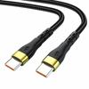 Кабель Type-C Dual 120 Вт с быстрой зарядкой для Apple 15/16, телефонов Huawei, ноутбуков - Совместимость с 6A.