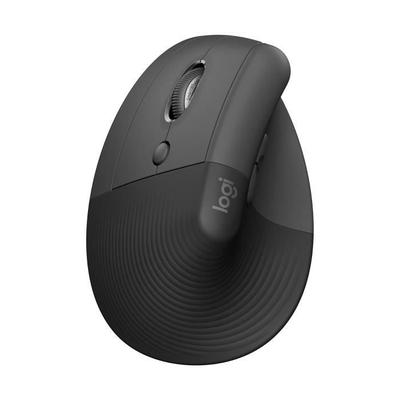 Мышь - Беспроводная - Logitech - Lift Эргономичная Вертикальная - Графит - Леворукая