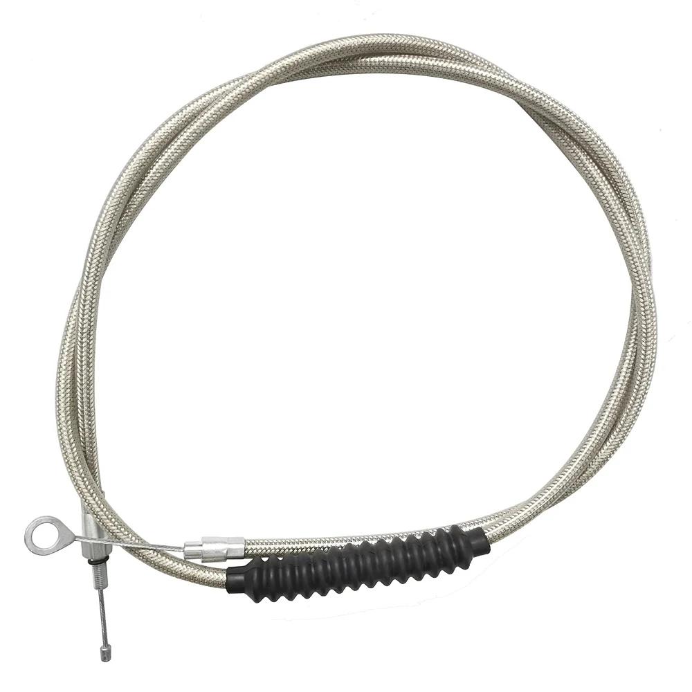 Motorcycle Braided Stainless Steel Clutch Cable for Harley Sportster / Electra Tour Glide / Road King