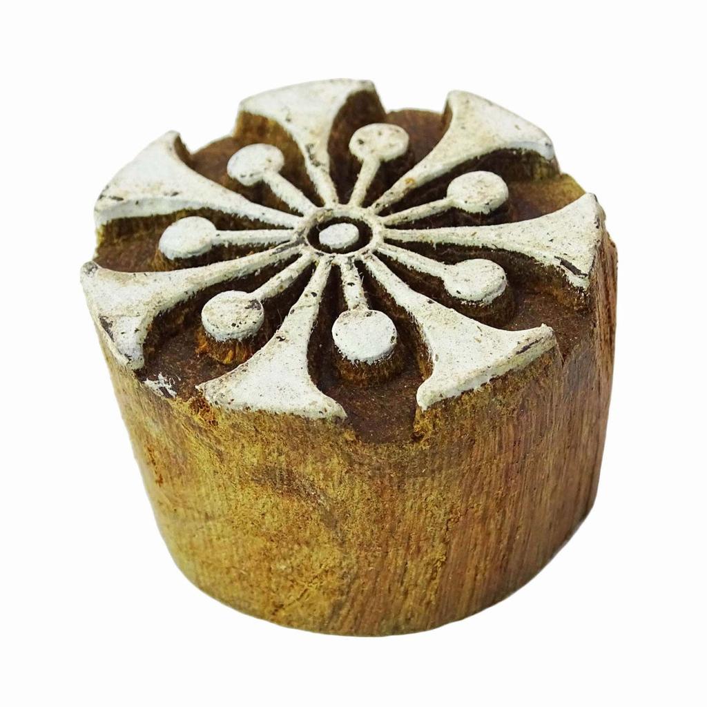 Цветочные индийские штампы для вырезок из дерева