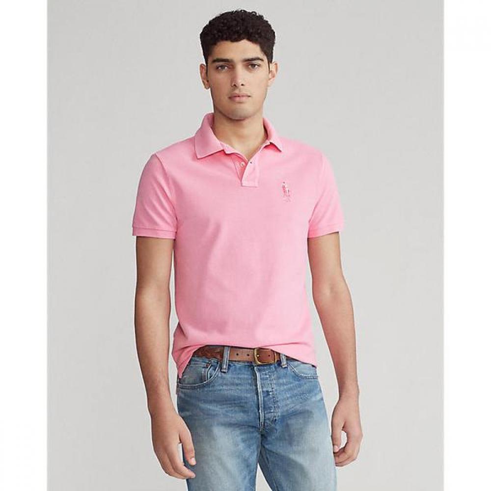 Polo Ralph Lauren Men S Pink Pony cuStom Slim Fit Polo Shirt Mnpokni1n820984650