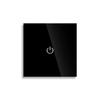Eu 86 * 86 mm 2 Gang  2 Way Touch Dual Switch Hardened Glass Panel Sensor Switch Staircase Bedroom Switch 220 V 12 a