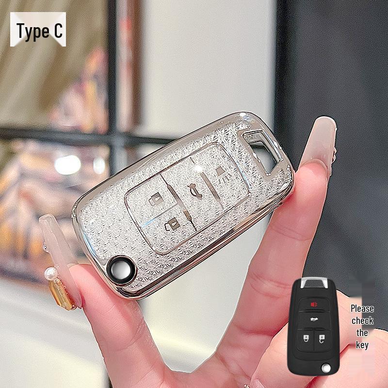 Buick Key Cover for Old LaCrosse/Encore/Regal/GL8 Fat Head Fish/YueLang Models - Simple Protective Design