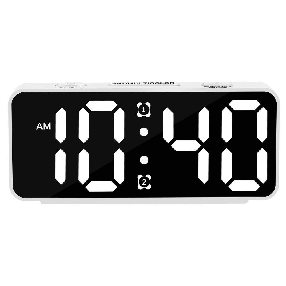 Multi-functional Desktop Alarm Clock 12/24H Display Digital Alarm Clock Table Clock Bedroom