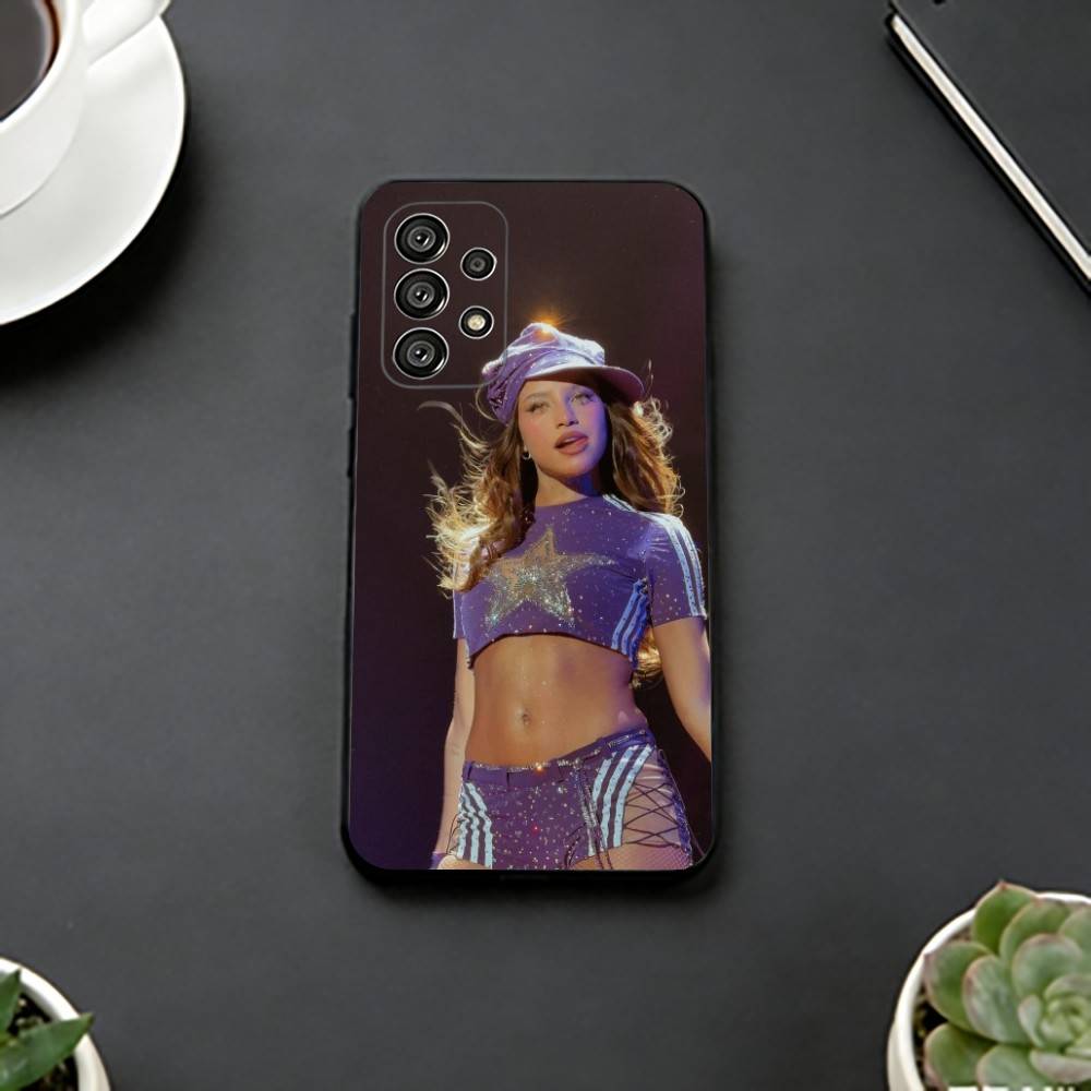 Милый чехол для телефона Lola S-Singer Indigos для Samsung S25, S24, S21, S22, S23, S30, Ultra, S20, Plus, Fe, Lite, Note, 10, Черная крышка