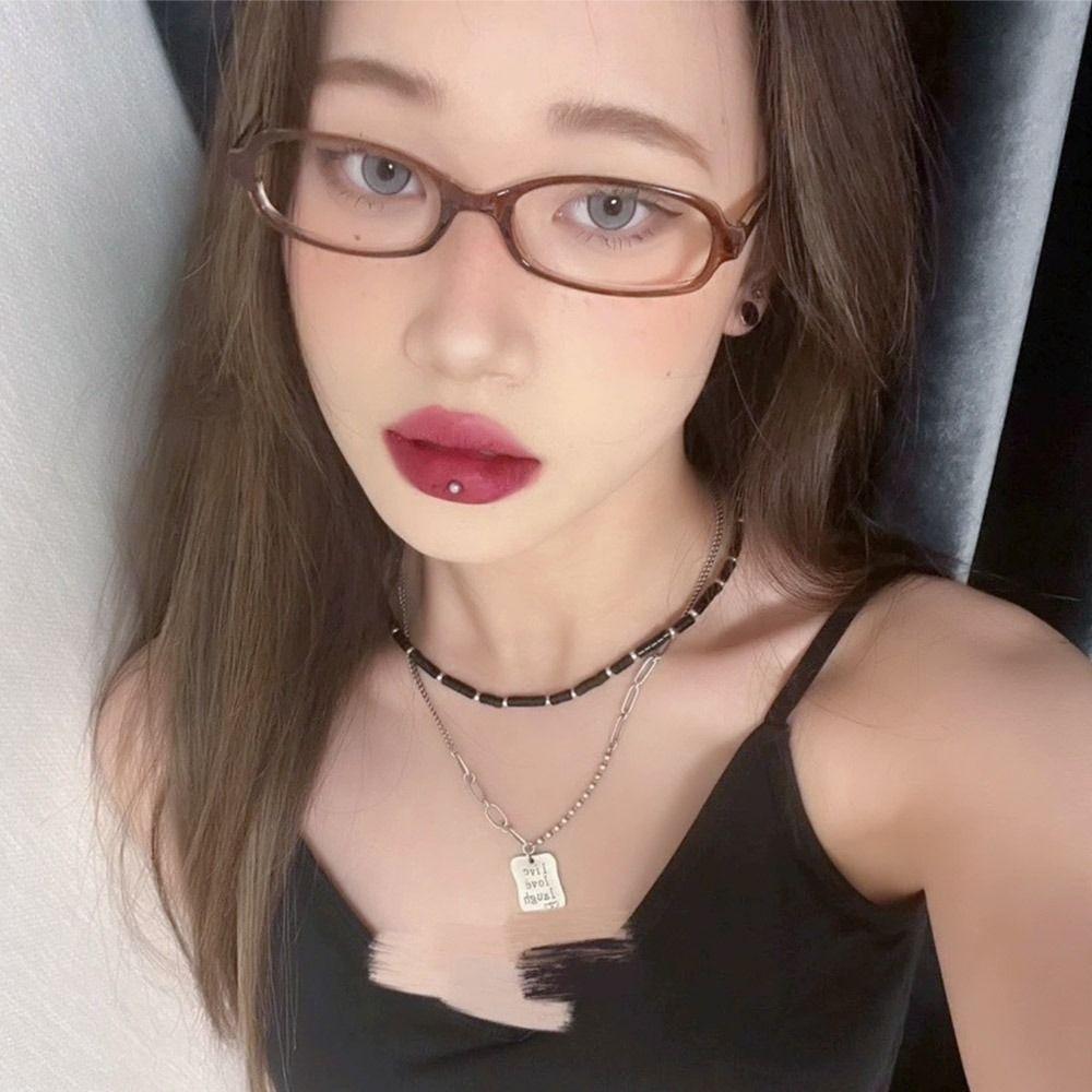 Anti Radiation Y2K Glasses Eye Protection Frame Eyewear Vintage Optical Spectacle Eyeglass Office