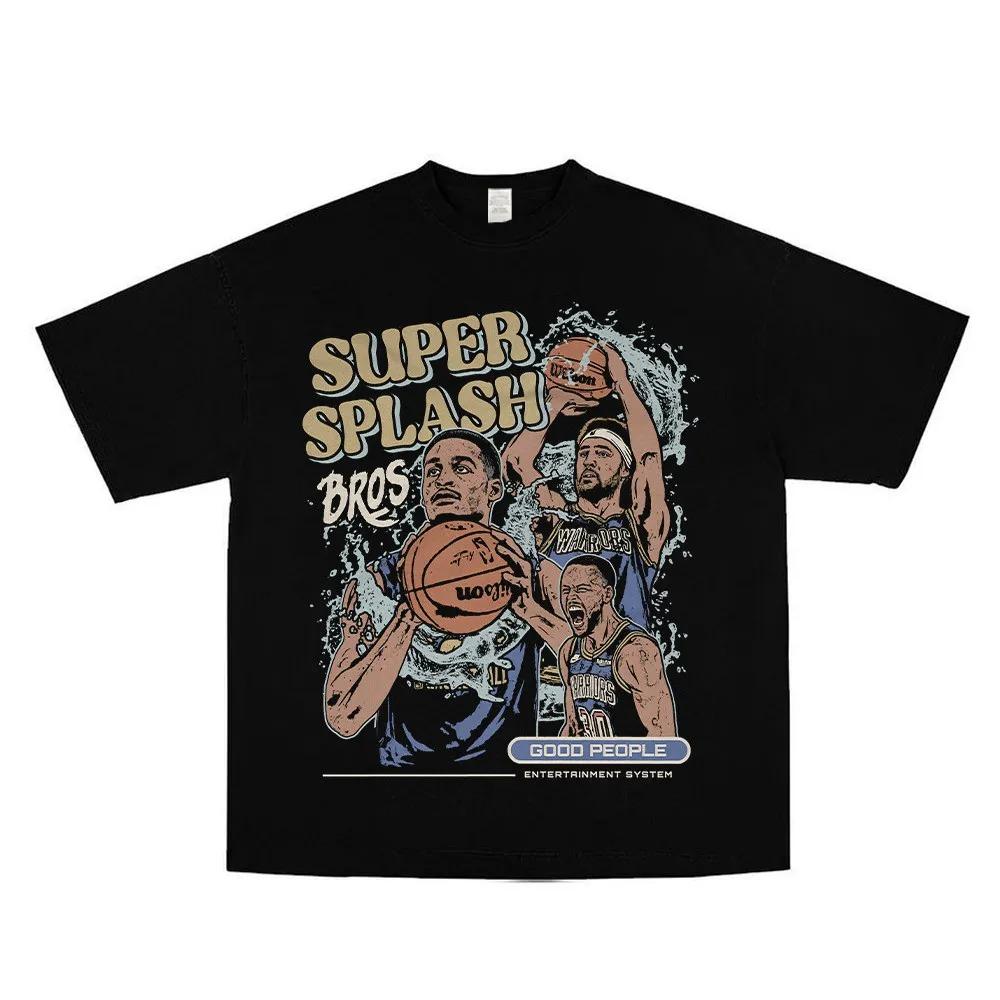Stylish Black Oversized Cotton T-Shirt Featuring Nikola Jokic "Joker" NBA and Batman Joker Graphic Print Graphic Print T-Shirt