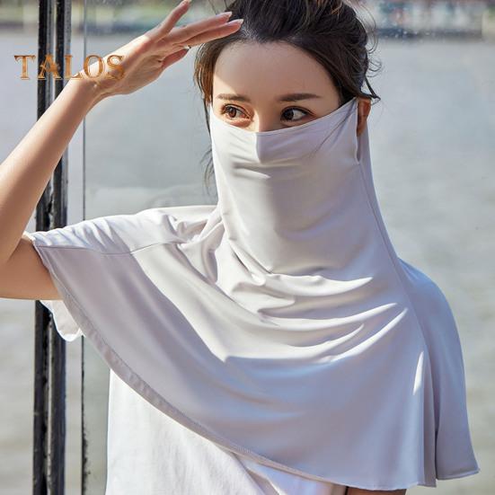 Солнцезащитный щиток для лица Ice Silk Защита шеи Летняя защита для верховой езды Активный отдых на свежем воздухе Путешествия шейный платок