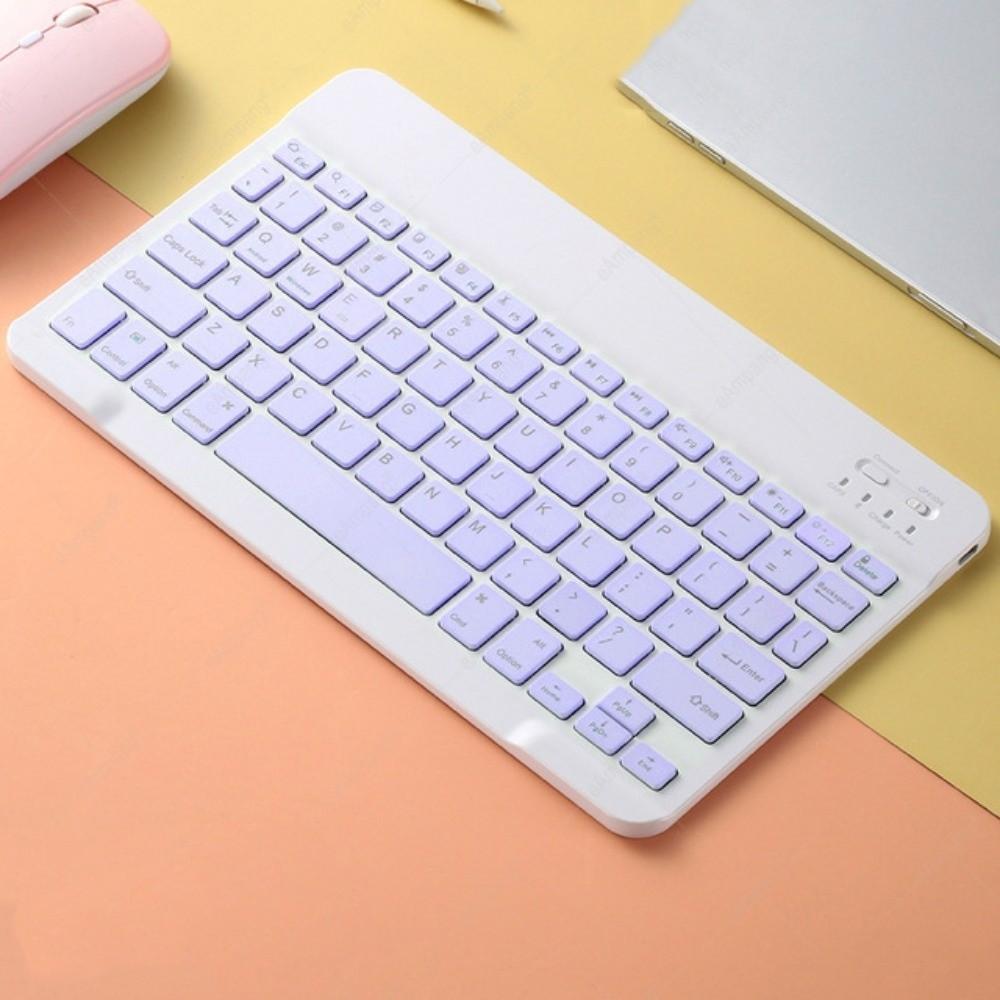 Mini Bluetooth Keyboard Rechargeable Portable Keyboard Ultra Thin Wireless Keyboard Notebook