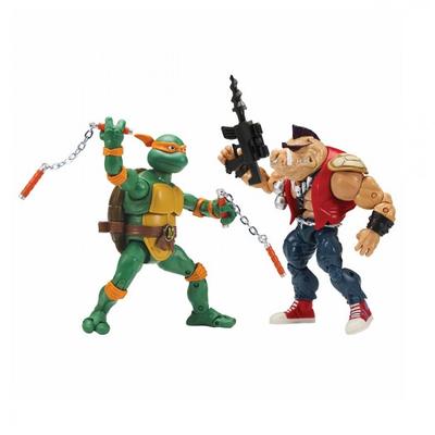 TMNT Набор фигурок - Микеланджело против. Бибоп