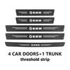 HVHE9 Car Door Carbon Fiber Sill Anti Scratch Protect Strip Sticker For BMW Performance X1 M3 M6 F01 F02 E34 E36 E60 F10 F20 X6