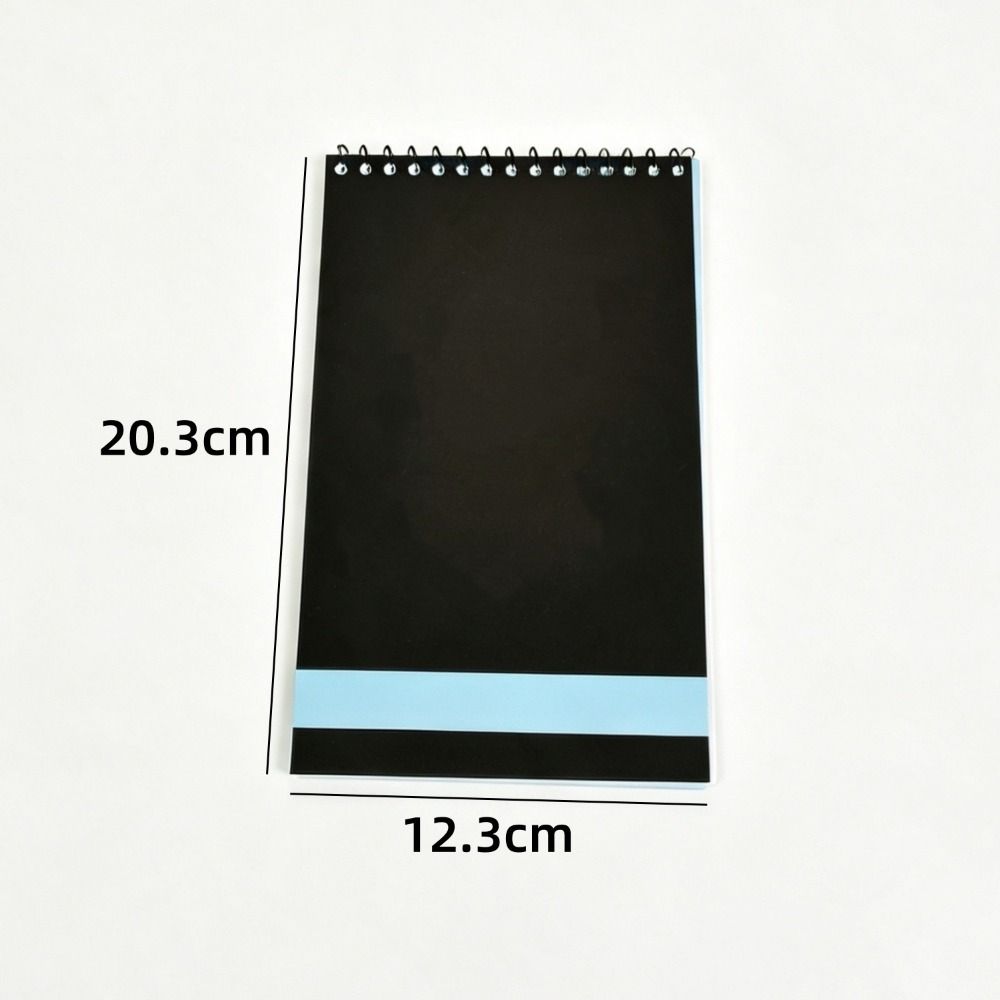 Tear-Off Pages Spiral Notepad Top Spiral Binding Writing Pad Lined Notebook Stationery Supplies