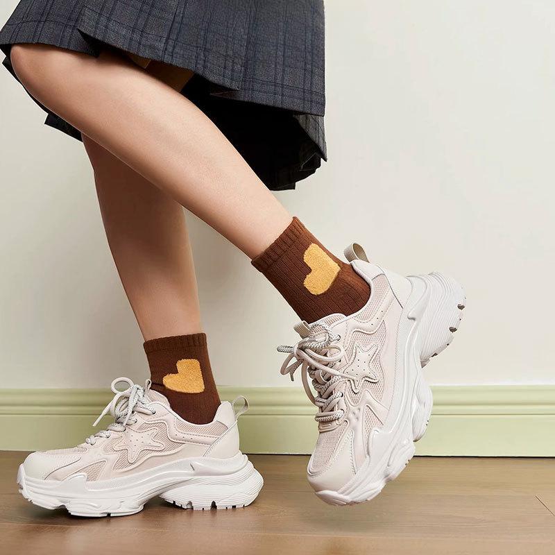Daddy Shoes женские весенне-летние новые сетчатые дышащие толстые подошвы увеличивающие рост женские туфли повседневные кроссовки