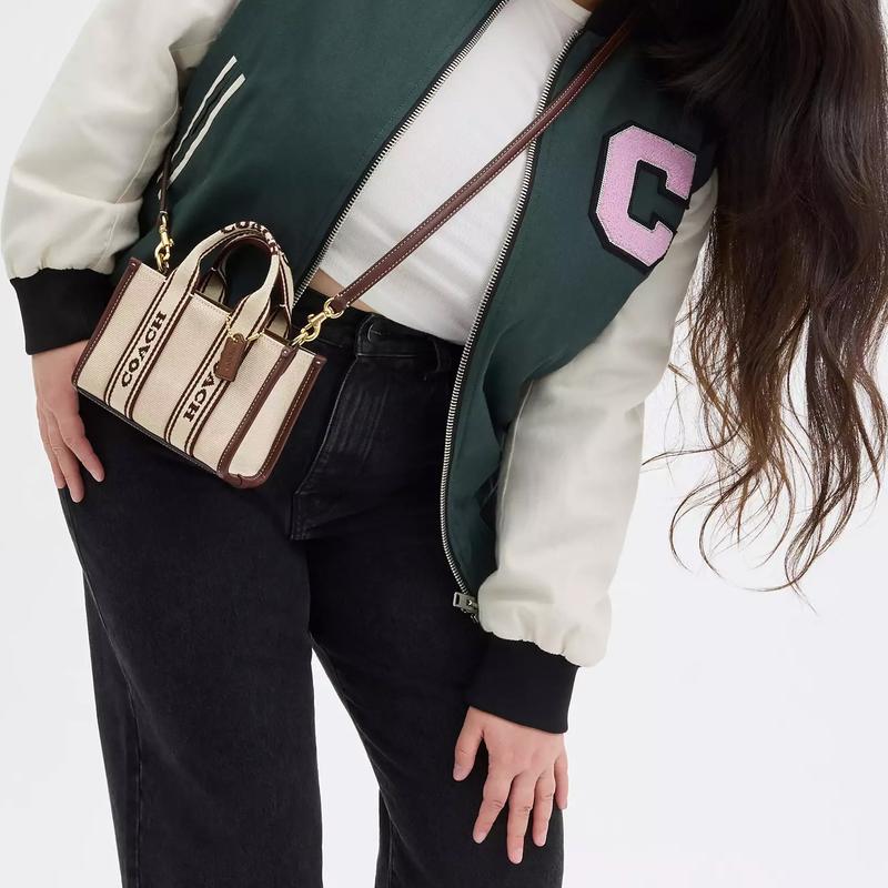 COACH handbag Smith 16 snap button closure internal multi-function pocket canvas and fine calfskin Tote bag Tote bag shopping bag shoulder crossbody