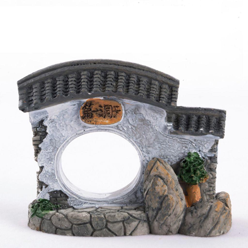 Мини Милые DIY Поделки Традиционная Модель Дома Фигурки Сцена Статуя Бонсай Декор