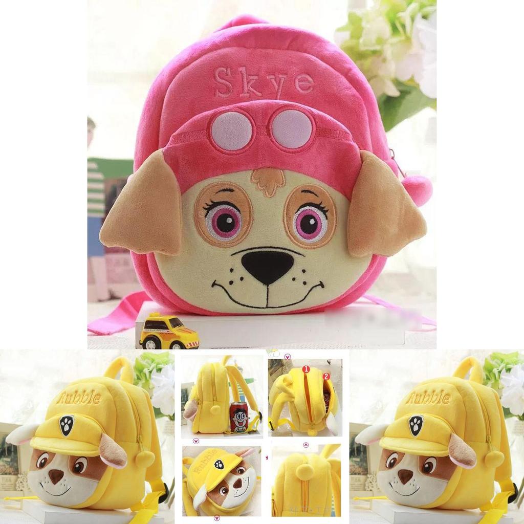 Kids Paw Patrol Soft Stuffed Schoolbag Shoulder Bag Cute Mini Backpack Gift