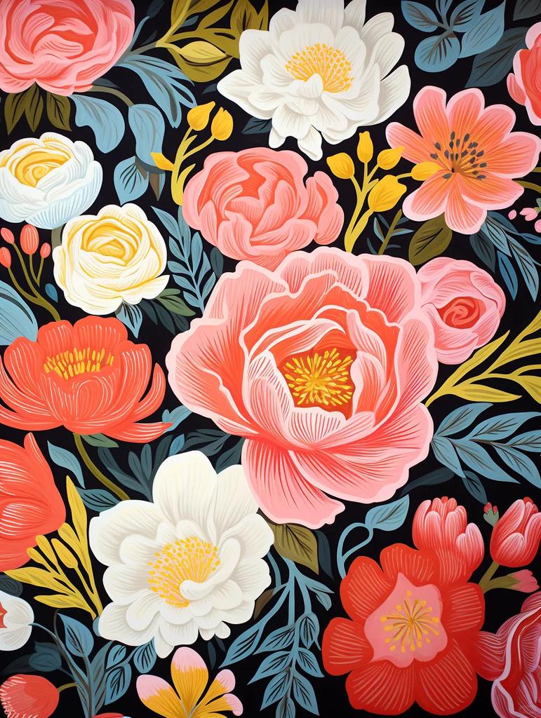 5D DIY Алмазная картина Пион Красочные цветы Стразы Картина Вышивка Гибискус Наборы Художественная мозаика Украшение дома