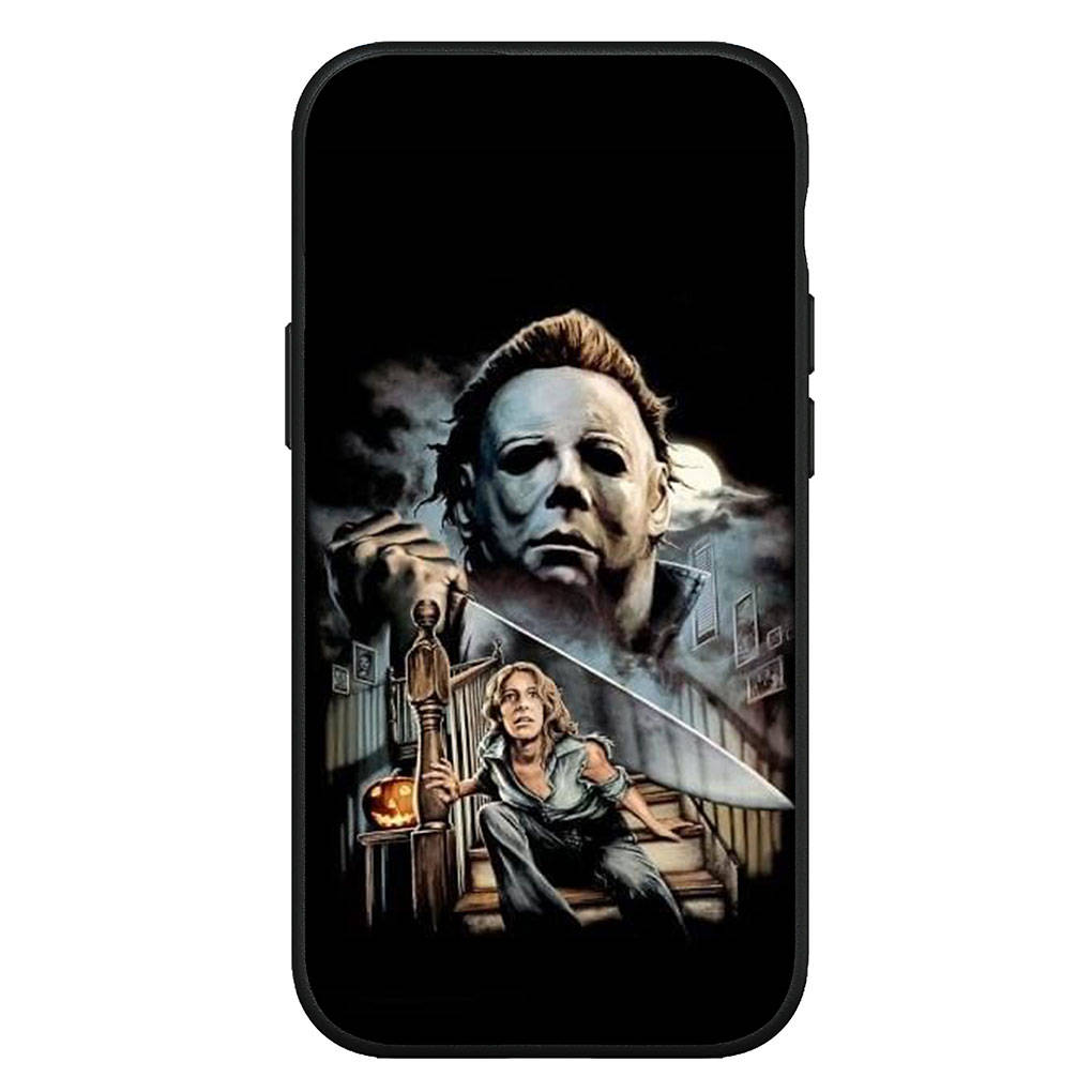 Чехол для iPhone 16 15 Xiaomi Redmi Note 14 13 12 11 Pro Max X 8 9 16e Samsung Galaxy S25 S24 S23 Moto OPPO Huawei Проклятие Майкла Майерса Чехол для телефона