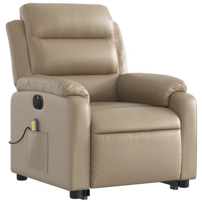 VidaXL Electric Massage Recliner, Relaxation Chair with Backrest, Seat with Armrests Living Room, Modern, 3205069