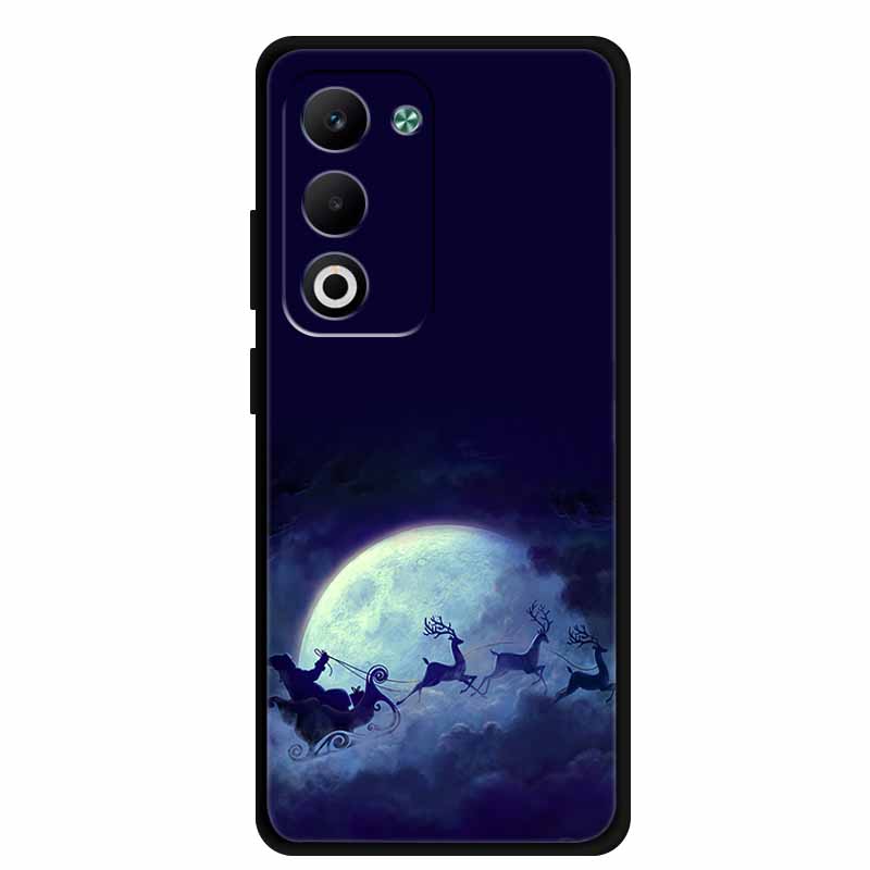 Christmas Phone Case For Oppo A5 5G CPH2735 / A5 4G CPH2727 Christmas Tree Soft Silicone TPU Back Cover Bumper For Oppo A5 Coque