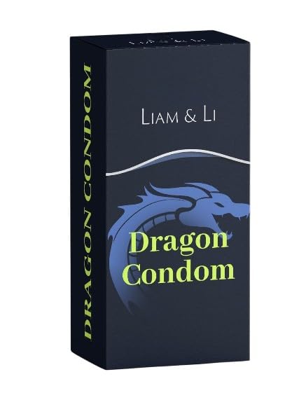 LIAM & LI Импортный презерватив Дракон для мужчин (9 ДЮЙМОВ) (Презерватив Дракон-AW)